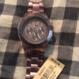 New with tags!! Fossil watch. Accent accessory!